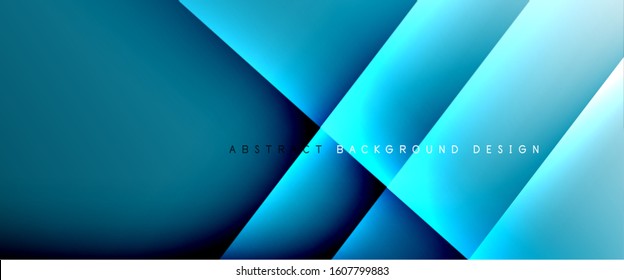 Straight lines with shadows and light on gradient background. Trendy simple fluid color gradient abstract background with dynamic straight shadow line effect. Vector Illustration For Wallpaper, Banner