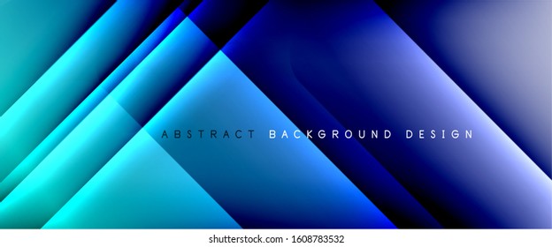 Straight lines with shadows and light on gradient background. Trendy simple fluid color gradient abstract background with dynamic straight shadow line effect. Vector Illustration For Wallpaper, Banner