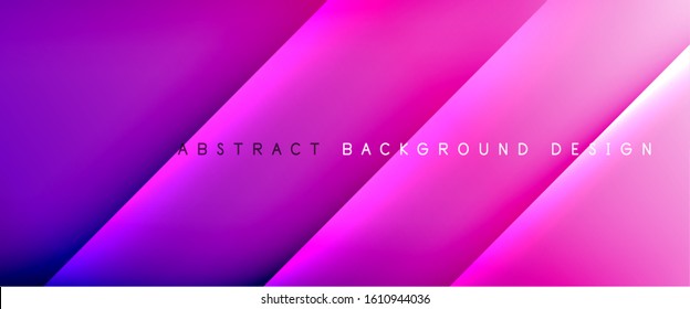 Straight lines with shadows and light on gradient background. Trendy simple fluid color gradient abstract background with dynamic straight shadow line effect. Vector Illustration For Wallpaper, Banner
