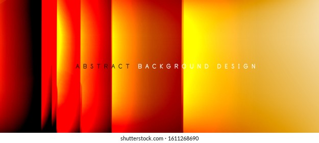 Straight lines with shadows and light on gradient background. Trendy simple fluid color gradient abstract background with dynamic straight shadow line effect. Vector Illustration For Wallpaper, Banner