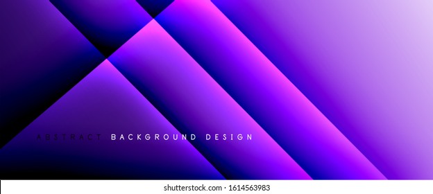 Straight lines with shadows and light on gradient background. Trendy simple fluid color gradient abstract background with dynamic straight shadow line effect. Vector Illustration For Wallpaper, Banner