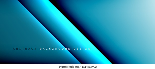 Líneas rectas con sombras y luz sobre el fondo del degradado. Fondo abstracto de degradado de color simple y moderno con efecto de línea de sombra recta dinámica. Ilustración De Vectores Para Papel De Fondo De Pantalla, Banner