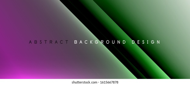 Líneas rectas con sombras y luz sobre el fondo del degradado. Fondo abstracto de degradado de color simple y moderno con efecto de línea de sombra recta dinámica. Ilustración De Vectores Para Papel De Fondo De Pantalla, Banner