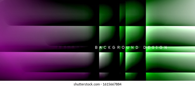 Straight lines with shadows and light on gradient background. Trendy simple fluid color gradient abstract background with dynamic straight shadow line effect. Vector Illustration For Wallpaper, Banner