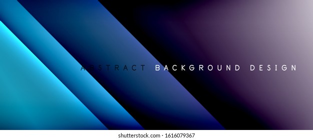 Gerade Linien mit Schatten und Licht auf Farbverlauf-Hintergrund. Trendy, einfache Farbverlauf-Abstrakte Hintergrund mit dynamischem, gerade Schattenzeileneffekt. Vektorgrafik für Bildschirmhintergrund, Banner