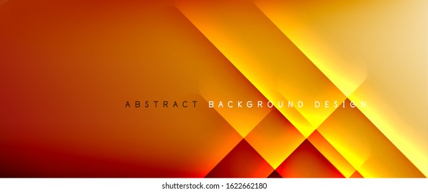 Líneas rectas con sombras y luz sobre el fondo del degradado. Fondo abstracto de degradado de color simple y moderno con efecto de línea de sombra recta dinámica. Ilustración De Vectores Para Papel De Fondo De Pantalla, Banner