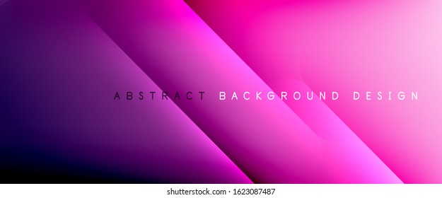 Straight lines with shadows and light on gradient background. Trendy simple fluid color gradient abstract background with dynamic straight shadow line effect. Vector Illustration For Wallpaper, Banner