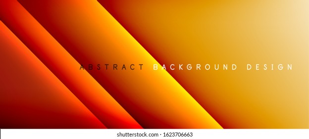 Straight lines with shadows and light on gradient background. Trendy simple fluid color gradient abstract background with dynamic straight shadow line effect. Vector Illustration For Wallpaper, Banner