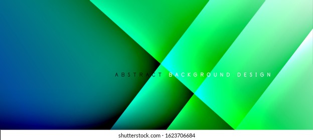 Straight lines with shadows and light on gradient background. Trendy simple fluid color gradient abstract background with dynamic straight shadow line effect. Vector Illustration For Wallpaper, Banner