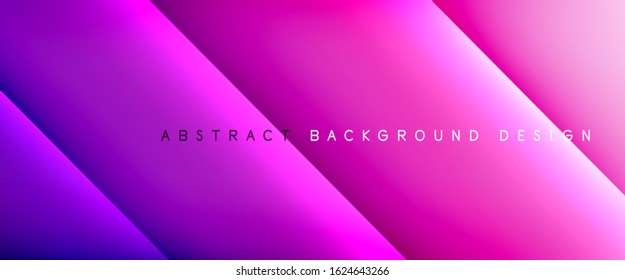 Líneas rectas con sombras y luz sobre el fondo del degradado. Fondo abstracto de degradado de color simple y moderno con efecto de línea de sombra recta dinámica. Ilustración De Vectores Para Papel De Fondo De Pantalla, Banner