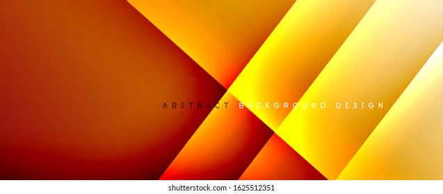 Straight lines with shadows and light on gradient background. Trendy simple fluid color gradient abstract background with dynamic straight shadow line effect. Vector Illustration For Wallpaper, Banner