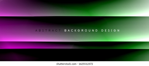 Straight lines with shadows and light on gradient background. Trendy simple fluid color gradient abstract background with dynamic straight shadow line effect. Vector Illustration For Wallpaper, Banner