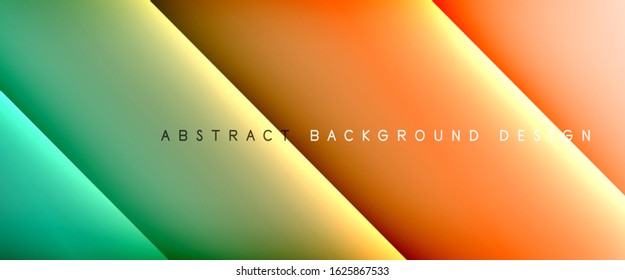 Straight lines with shadows and light on gradient background. Trendy simple fluid color gradient abstract background with dynamic straight shadow line effect. Vector Illustration For Wallpaper, Banner
