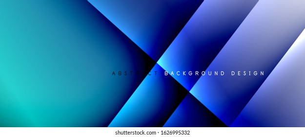 Líneas rectas con sombras y luz sobre el fondo del degradado. Fondo abstracto de degradado de color simple y moderno con efecto de línea de sombra recta dinámica. Ilustración De Vectores Para Papel De Fondo De Pantalla, Banner