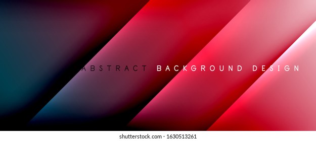 Straight lines with shadows and light on gradient background. Trendy simple fluid color gradient abstract background with dynamic straight shadow line effect. Vector Illustration For Wallpaper, Banner