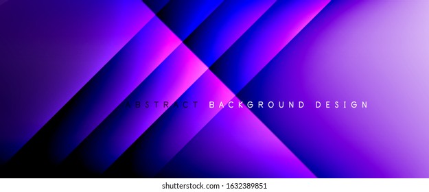Straight lines with shadows and light on gradient background. Trendy simple fluid color gradient abstract background with dynamic straight shadow line effect. Vector Illustration For Wallpaper, Banner