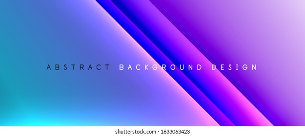 Straight lines with shadows and light on gradient background. Trendy simple fluid color gradient abstract background with dynamic straight shadow line effect. Vector Illustration For Wallpaper, Banner