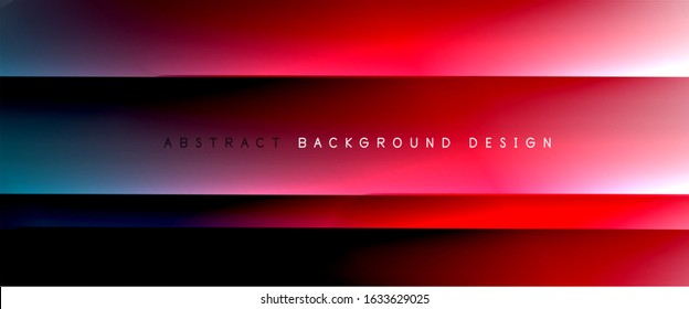 Líneas rectas con sombras y luz sobre el fondo del degradado. Fondo abstracto de degradado de color simple y moderno con efecto de línea de sombra recta dinámica. Ilustración De Vectores Para Papel De Fondo De Pantalla, Banner