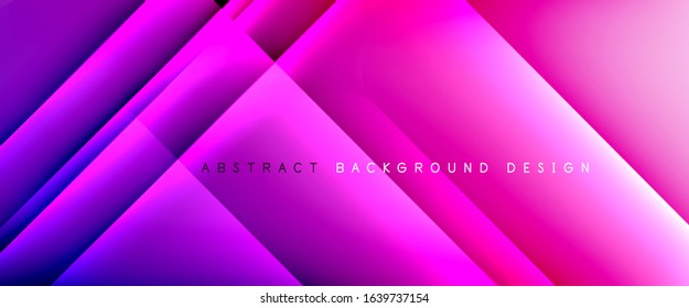 Straight lines with shadows and light on gradient background. Trendy simple fluid color gradient abstract background with dynamic straight shadow line effect. Vector Illustration For Wallpaper, Banner
