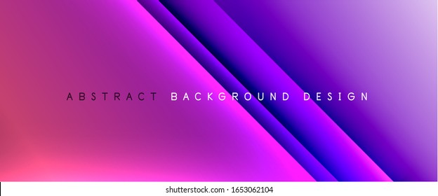 Straight lines with shadows and light on gradient background. Trendy simple fluid color gradient abstract background with dynamic straight shadow line effect. Vector Illustration For Wallpaper, Banner