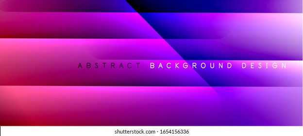 Straight lines with shadows and light on gradient background. Trendy simple fluid color gradient abstract background with dynamic straight shadow line effect. Vector Illustration For Wallpaper, Banner