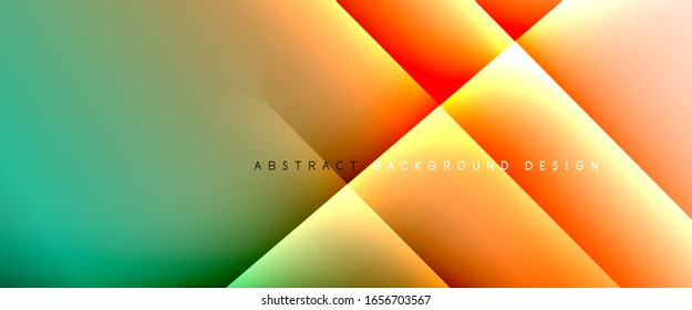 Straight lines with shadows and light on gradient background. Trendy simple fluid color gradient abstract background with dynamic straight shadow line effect. Vector Illustration For Wallpaper, Banner