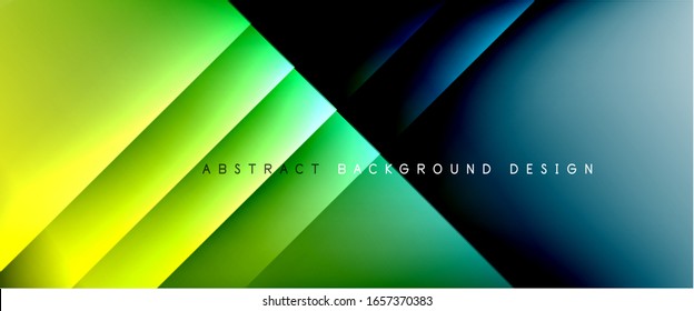 Straight lines with shadows and light on gradient background. Trendy simple fluid color gradient abstract background with dynamic straight shadow line effect. Vector Illustration For Wallpaper, Banner