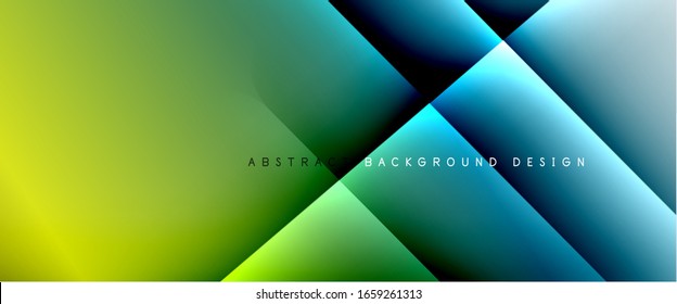 Straight lines with shadows and light on gradient background. Trendy simple fluid color gradient abstract background with dynamic straight shadow line effect. Vector Illustration For Wallpaper, Banner
