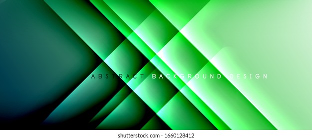 Líneas rectas con sombras y luz sobre fondo degradado. Fondo abstracto de color simple y moderno con efecto directo de línea de sombra. Ilustración De Vector Para Papel De Fondo De Pantalla, Banner