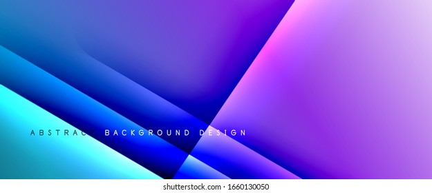 Straight lines with shadows and light on gradient background. Trendy simple fluid color gradient abstract background with dynamic straight shadow line effect. Vector Illustration For Wallpaper, Banner