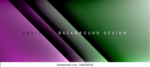 Straight lines with shadows and light on gradient background. Trendy simple fluid color gradient abstract background with dynamic straight shadow line effect. Vector Illustration For Wallpaper, Banner
