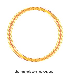 Straight lines that form a circle