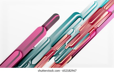 Straight lines vector abstract background