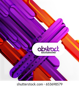 Straight lines vector abstract background