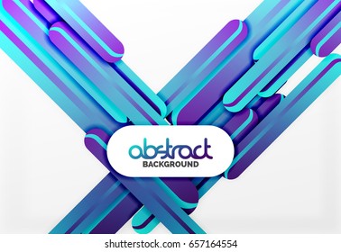 Straight lines vector abstract background