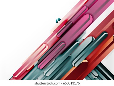 Straight lines vector abstract background