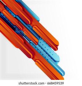 Straight lines vector abstract background