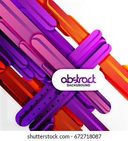 Straight lines vector abstract background