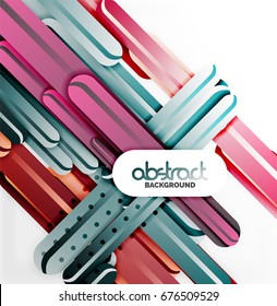 Straight lines vector abstract background
