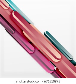 Straight lines vector abstract background