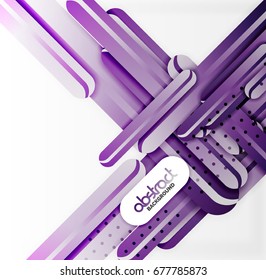 Straight lines vector abstract background