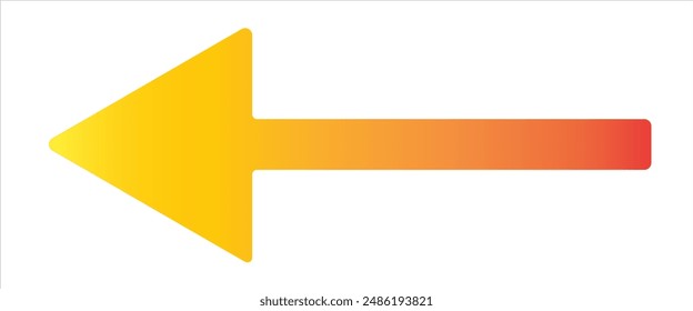 Icono de Vector de flecha recta larga