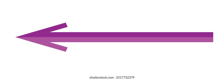 Straight long arrow vector icon. arrow icon isolated on white background.