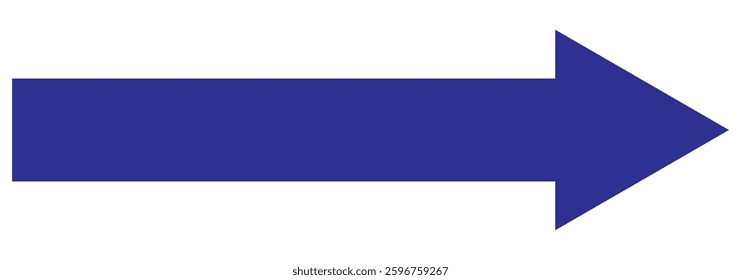 Straight long double vector arrow. Horizontal long straight arrow with two left and right pointers. Black width symbol isolated on white background. 