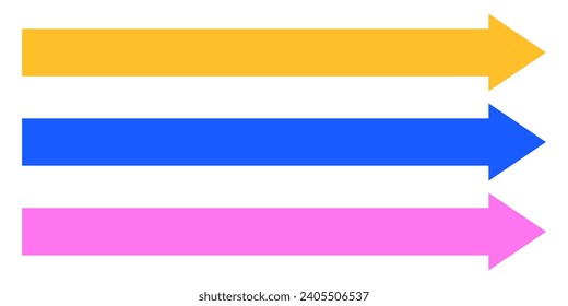 Straight long right vector arrow icon