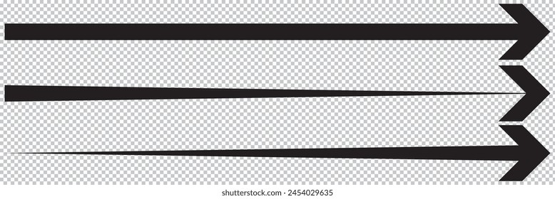 Straight long right vector arrow icon. Arrow Long Icon White Arrows, Infographic Illustration ,Direction Symbol , Pointer Logo ,Up Sign , Isolated , Variations.