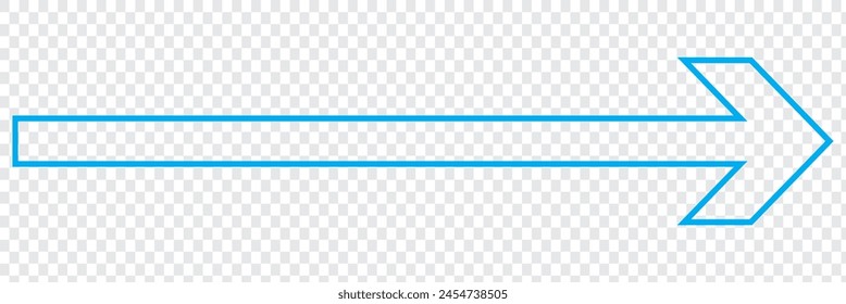 Rechter langer Pfeil nach rechts Vektorgrafik. Langer Pfeil nach oben. Pfeil Long Icon Weiß, Schwarz | Pfeile |Infografik | Richtungssymbol|Zeigerlogo|Isoliert| Variationen.