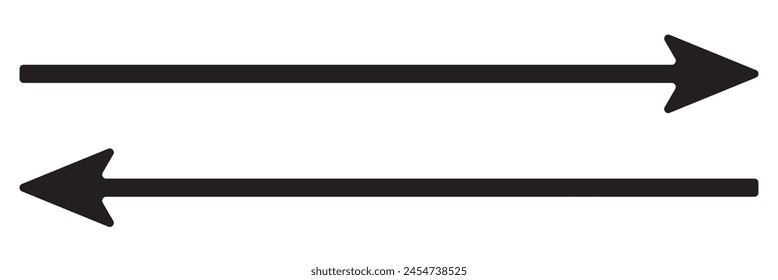 Straight long right vector arrow icon. long arrow Up. Arrow Long Icon White, black | Arrows |Infographic Illustration | Direction Symbol|Pointer Logo|Isolated| Variations.