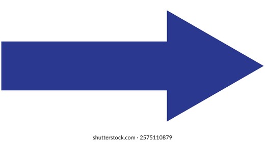 Straight long right vector arrow icon. Red long arrow pointing right. 1176