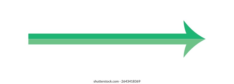 Straight long thin right vector arrow icon. Orange Long arrow vector, icon. orange horizontal arrow. Vector illustration. Eps 10. 
